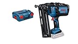 Bosch Professional 18V System Akku Nagler GNH 18V-64 M (max. Nagel-Ø 1,6 mm, Nagellänge 64 mm, inkl. L-BOXX, ohne Akku/ Ladegerät)