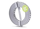 Alberts 334208 Lochband | mit oder ohne Abrollkasette | sendzimirverzinkt | Breite 17 mm | Länge 10 m